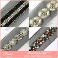 Iron-on rhinestone crystal lace trim by the yard factory wholesale thousands of styles for you choose